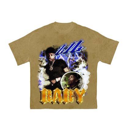 Lil Baby Vintage Rap Tee - Heavyweight Oversized Graphic T-Shirt