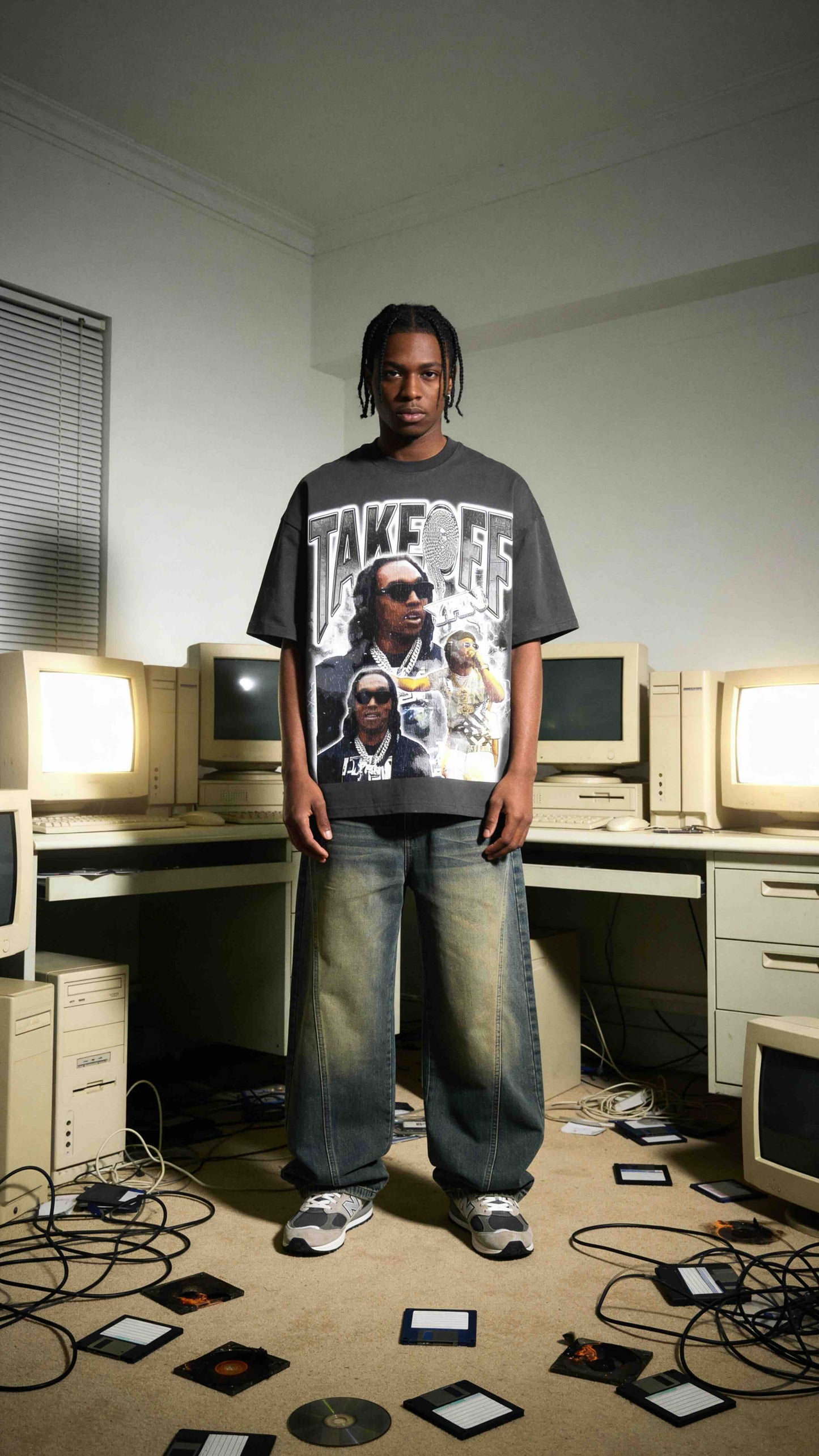 Takeoff Vintage Rap Tee - Heavyweight Oversized Graphic T-Shirt