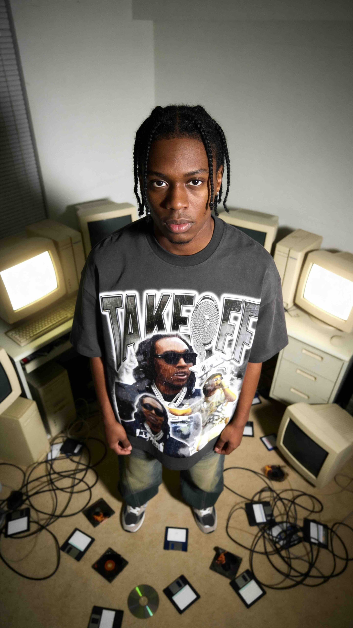 Takeoff Vintage Rap Tee - Heavyweight Oversized Graphic T-Shirt