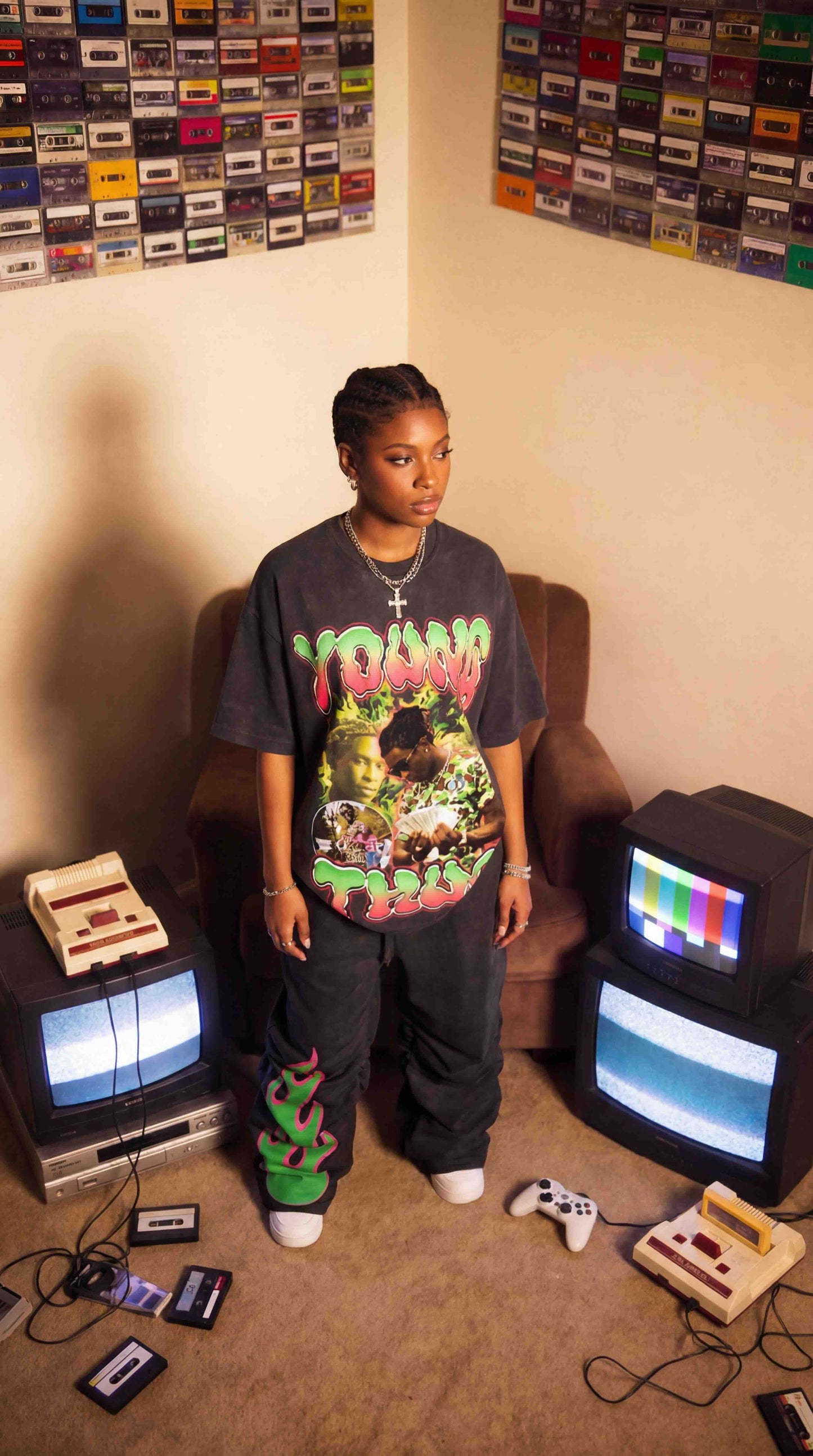 Young Thug Vintage Rap Tee - Heavyweight Oversized Graphic T-Shirt